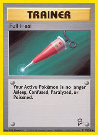 Full Heal 111  Base Set 2 - Uncommon