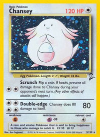 Chansey 003  - Holofoil Base Set 2 - Holo Rare