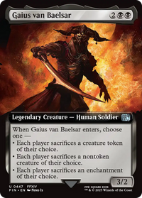 Gaius van Baelsar - : (Extended Art) Foil (FIN-447) - FINAL FANTASY