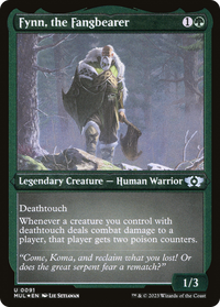 Fynn, the Fangbearer (Foil Etched) -  Foil (MUL-091) - Multiverse Legends