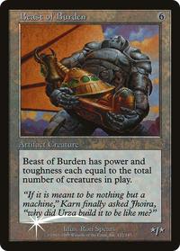 Beast of Burden [Urza's Legacy Promos]