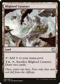 Blighted Cataract [Duel Decks: Merfolk vs. Goblins]