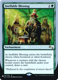 Ineffable Blessing (Bordered) (Unfinity Foil Edition) [The List]