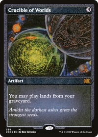 Crucible of Worlds (Foil Etched) -  Foil (2X2-558) - Double Masters 2022