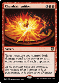 Chandra's Ignition -  Foil (M3C-209) - Modern Horizons 3 Commander
