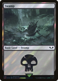 Swamp (314) (Surge Foil) [Warhammer 40,000]