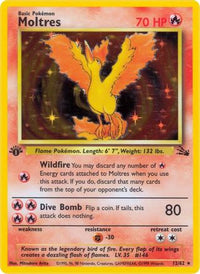 Moltres (12) (12) 012  Fossil - Holo Rare