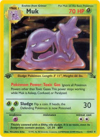 Muk (013/62) [Fossil] Unlimited Holofoil - Holo Rare