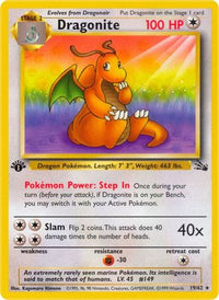 Dragonite (19) (19) 019  - Unlimited Fossil - Rare
