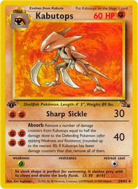 Kabutops (024/62) [Fossil] 1st Edition - Rare