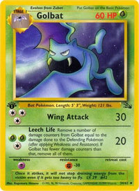 Golbat 034  - Unlimited Fossil - Uncommon