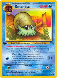 Omanyte 052  - Unlimited Fossil - Common