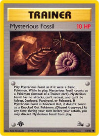 Mysterious Fossil (062/62) [Fossil] 1st Edition - Common
