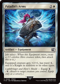 Paladin's Arms -  Foil (FIN-028) - FINAL FANTASY