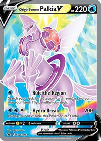 Origin Forme Palkia V SWSH253  - Holofoil SWSH Sword & Shield Promo Cards - Promo