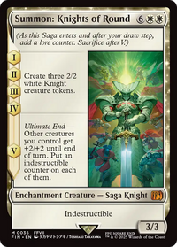 Summon: Knights of Round - : (enchantment) (FIN-036) - FINAL FANTASY