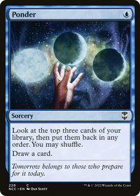 Ponder [Streets of New Capenna Commander]