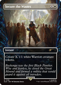 Secure the Wastes (SLD-1748) - Secret Lair Drop (Borderless) Foil