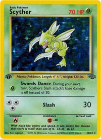 Scyther (10) (10) 010  Jungle - Holo Rare