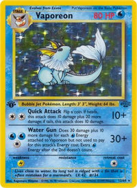 Vaporeon (012/64) [Jungle] Unlimited Holofoil - Holo Rare