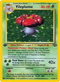 Vileplume (15) (15) 015  - 1st Edition Holofoil Jungle - Holo Rare