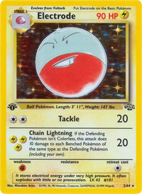 Electrode (002/64) [Jungle] 1st Edition Holofoil - Holo Rare