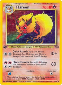 Flareon (003/64) [Jungle] Unlimited Holofoil - Holo Rare