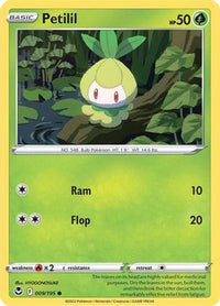 Petilil 009  SWSH12 Silver Tempest - Common