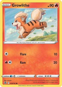 Growlithe 019  SWSH12 Silver Tempest - Common
