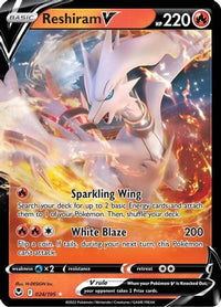 Reshiram V 024  - Holofoil SWSH12 Silver Tempest - Ultra Rare