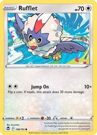 Rufflet 148  SWSH12 Silver Tempest - Common