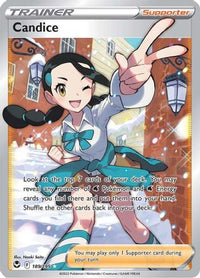 Candice (Full Art) 189  - Holofoil SWSH12 Silver Tempest - Ultra Rare