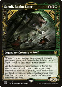 Sarulf, Realm Eater (Showcase) [Kaldheim]