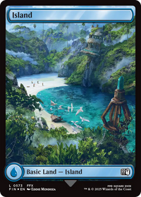Island (0573) (Surge Foil) -  Foil (FIN-573) - FINAL FANTASY
