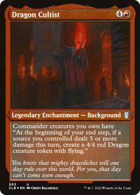 Dragon Cultist (Foil Etched) -  Foil (CLB-503) - Commander Legends: Battle for Baldur's Gate