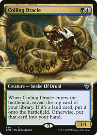 Coiling Oracle (Extended Art) [Commander Legends]