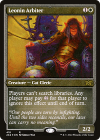 Leonin Arbiter -  Foil (2X2-418) - Double Masters 2022