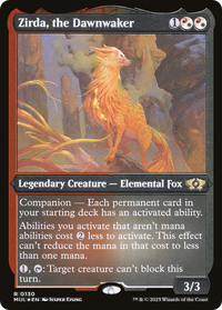 Zirda, the Dawnwaker (Foil Etched) - : (companion) Foil (MUL-130) - Multiverse Legends