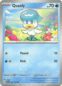 Quaxly 052  SV01 Scarlet & Violet Base Set - Common