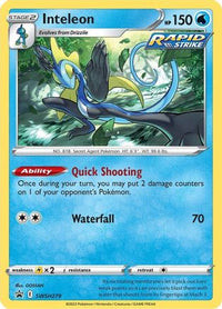 Inteleon SWSH279  - Holofoil SWSH Sword & Shield Promo Cards - Promo