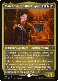 Marchesa, the Black Rose (Foil Etched) -  Foil (2X2-520) - Double Masters 2022