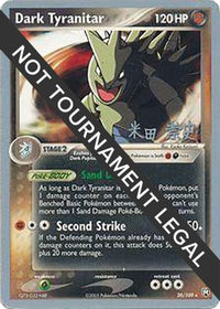 Dark Tyranitar (20) (20) - 2005  020  World Championship Decks - Rare
