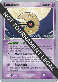 Lunatone (20) (20) - 2006  020  World Championship Decks - Rare
