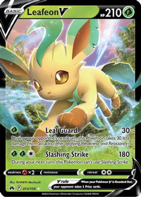 Leafeon V 013  - Holofoil Crown Zenith - Ultra Rare