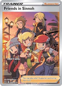 Friends in Sinnoh (Full Art) 149  - Holofoil Crown Zenith - Ultra Rare