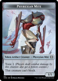 Phyrexian Mite // Phyrexian Insect Double-Sided Token (ONC-11 // 16) - Commander: Phyrexia: All Will Be One