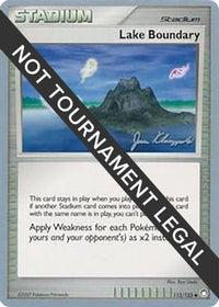 Lake Boundary - 2008 (Jason Klaczynski) 112  World Championship Decks - Uncommon