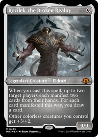 Kozilek, the Broken Reality (MH3-475) - Modern Horizons 3 Foil