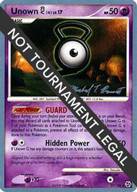 Unown [G] - 2010 (Michael Pramawat) 057  World Championship Decks - Uncommon