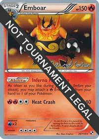 Emboar (David Cohen) 020  World Championship Decks - Rare